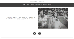 Desktop Screenshot of jolieannaphotography.com