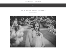 Tablet Screenshot of jolieannaphotography.com
